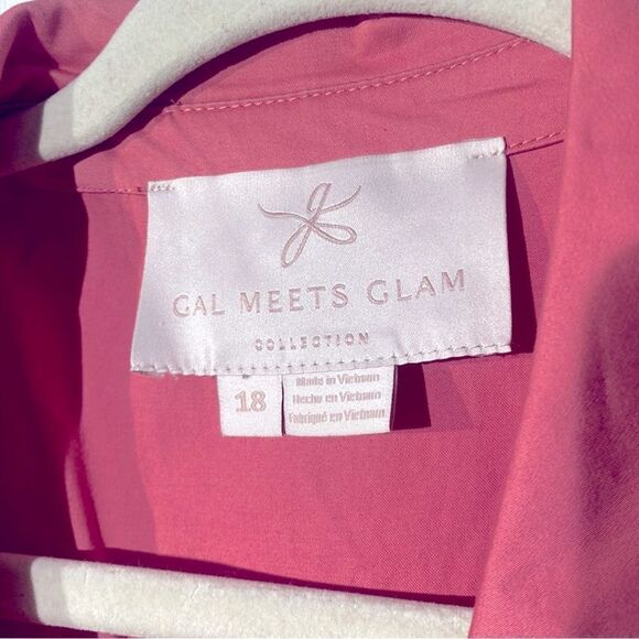 Gal Meets Glam Heather Dress in Rosemist Pink Sz 18 - Picture 7 of 10